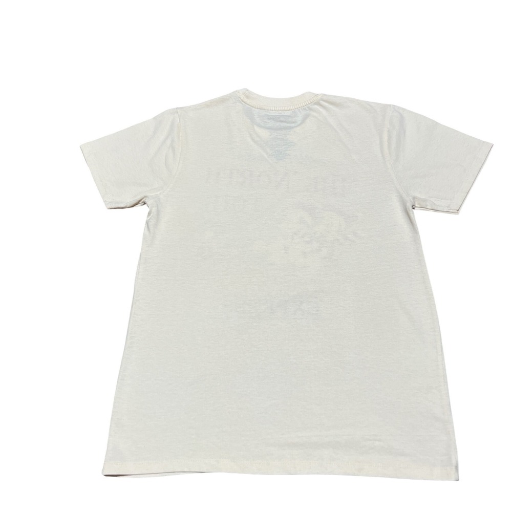 Disney‎ Mickey Minnie Pluto North Pole Express Cream Graphic T-Shirt Size M - Picture 8 of 8